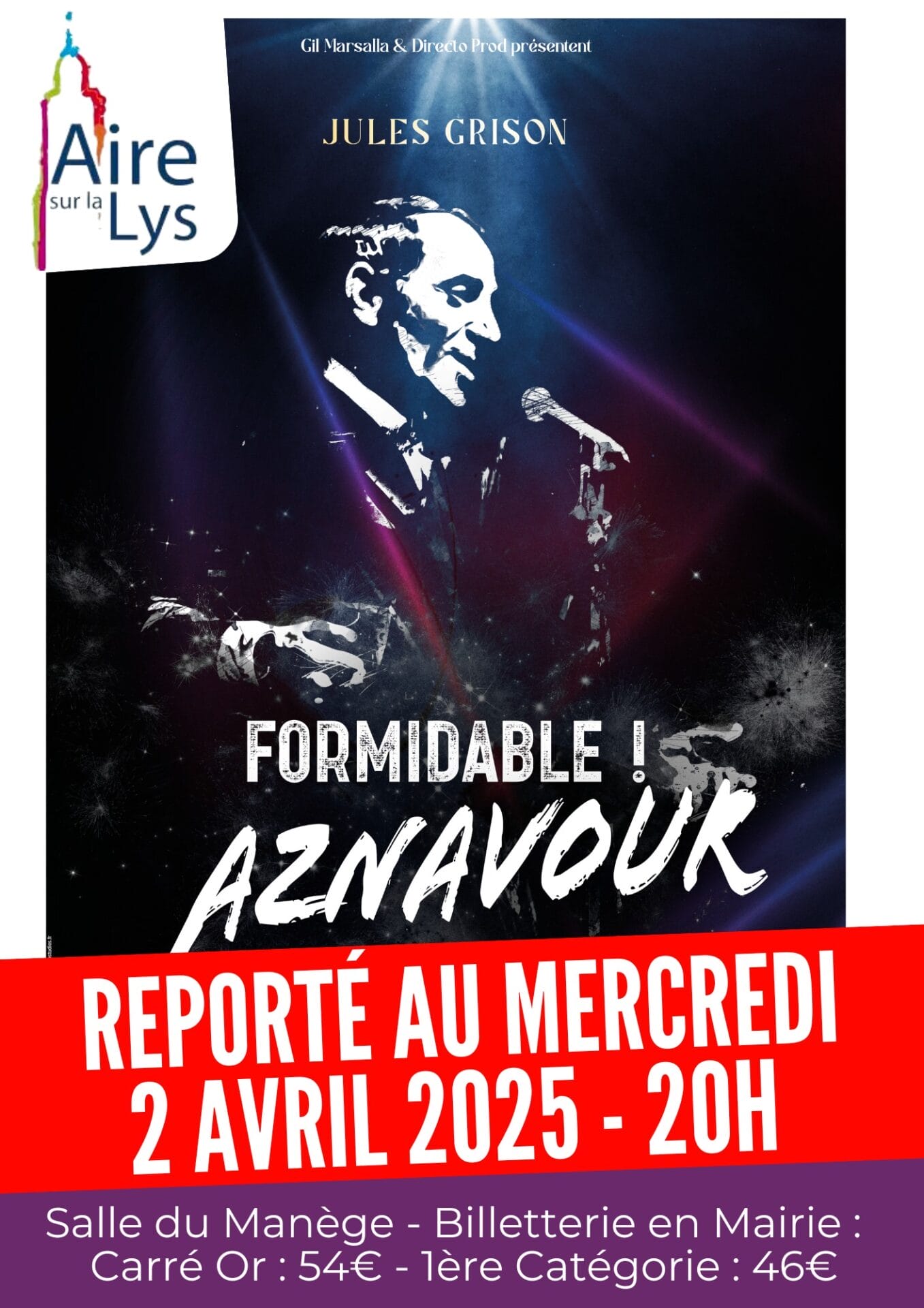 Formidable ! Aznavour - AIRE SUR LA LYS