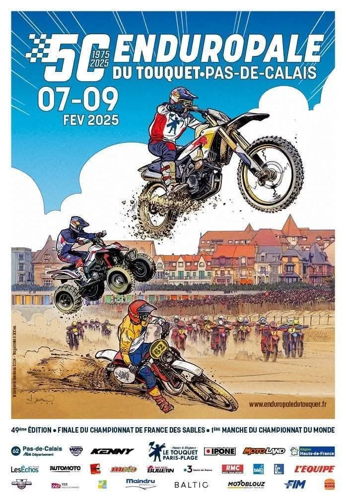 50 éme édition de l'enduropale du touquet