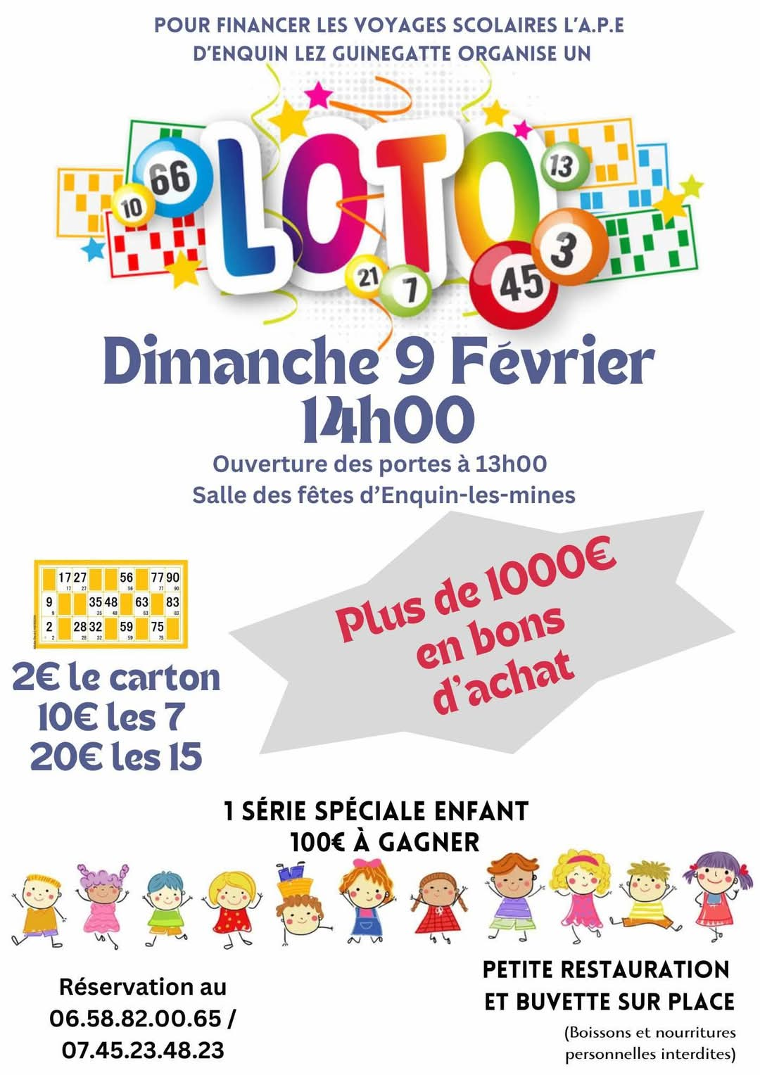 Loto Enquin les mines