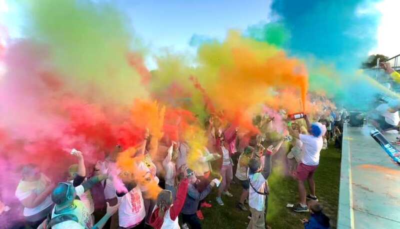 Marche colorée à Isbergues le samedi 6 5 juillet