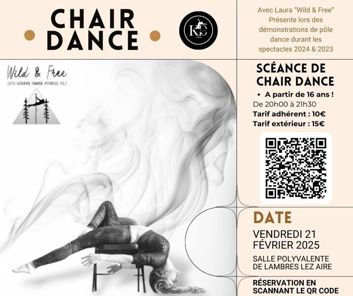 Séance de Chair Dance ce vendredi 21 février dans la salle polyvalente de la commune.