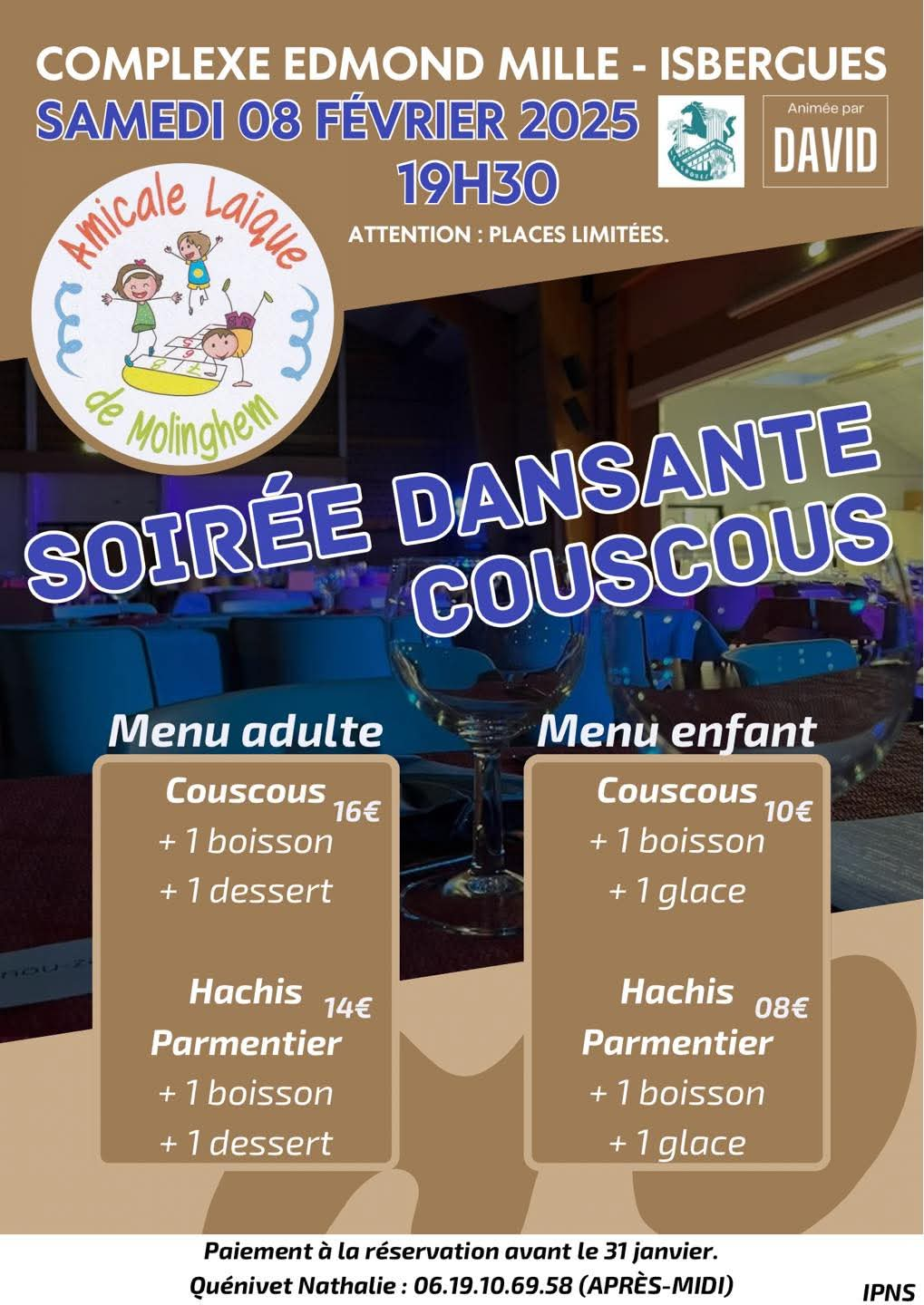 Soirée dansante isbergues