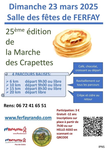 25éme édition de la marche des crapettes ferfay