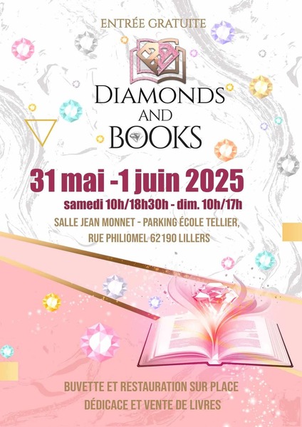 Diamonds and books à Lillers ce samedi 31 mai et dimanche 1 juin