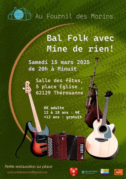 Bal Folk avec Mine de Rien à Thérouanne ce samedi 15 mars