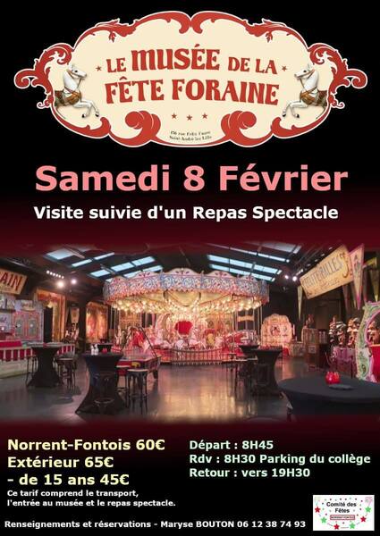 Visite du musée de la fête foraine le samedi 8 février