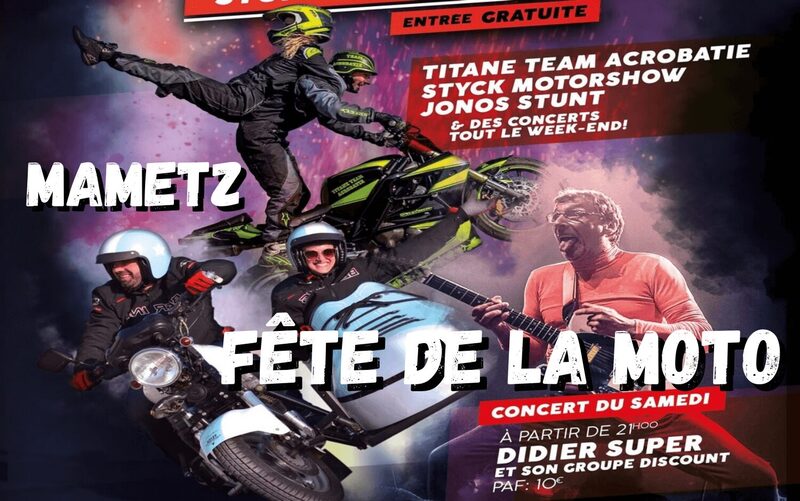 Fête de la moto à Mametz les 5 et 6 avril 2025