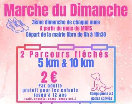 Marche du dimanche chaque troisième dimanche à Fiefs