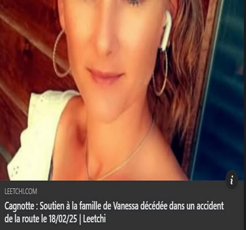 Une cagnotte en ligne pour venir en aide à Vanessa