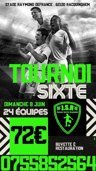 Tournoi sixte de football à Racquinghem le 8 juin 2025