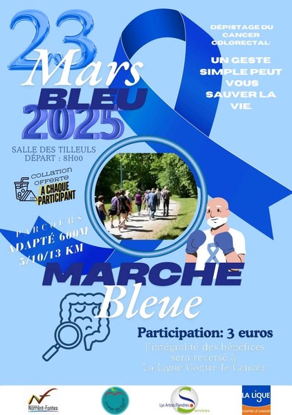 Marche bleue ce dimanche 23 mars des 8h