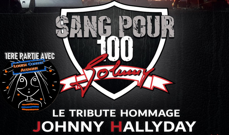 Sans pour 100 Johny avec Louise contre attaque. Pour un show Johnny Halliday et Louise attaque le 23 aout à Isbergues