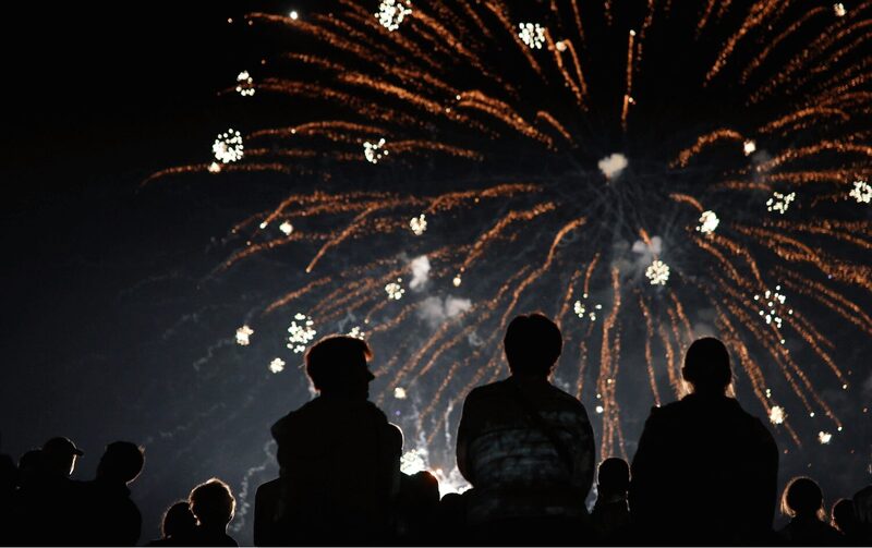 Feu d'artifice de Noel à Isbergues le dimanche 21 décembre