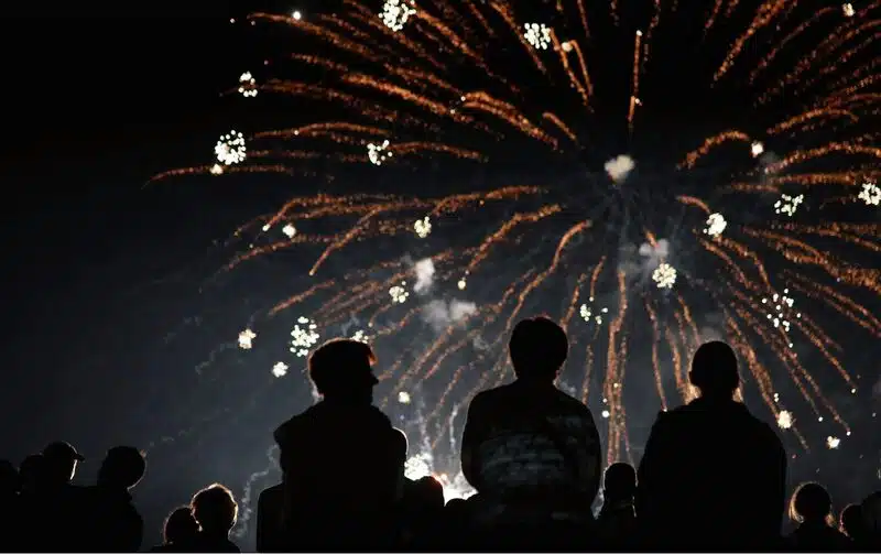 Feu d'artifice de Noel à Isbergues le dimanche 21 décembre