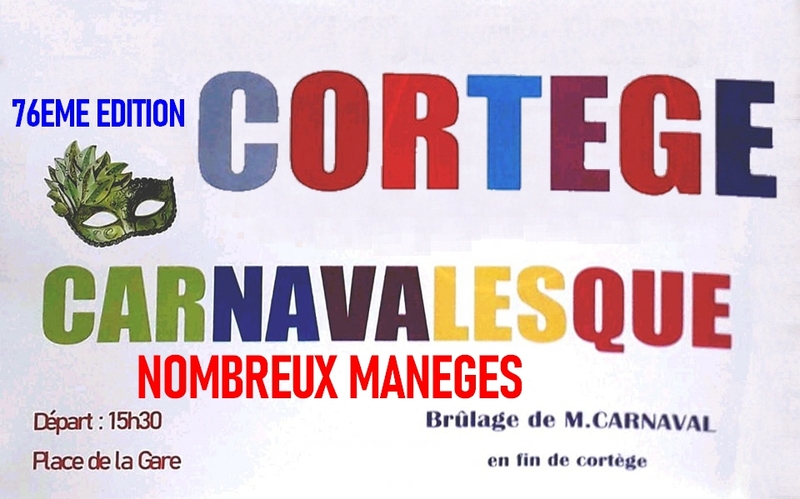 Cortège carnavalesque ce lundi 21 avril à Aire sur la Lys