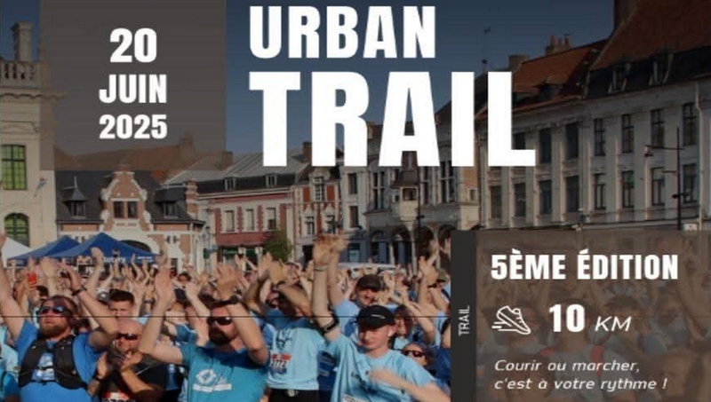 5éme édition de l'urban trail de Aire sur la Lys