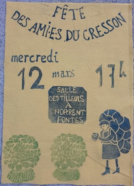 Fête des amis du Cresson de Norrent fontes ce mercredi 12 mars