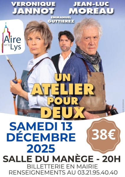Un atelier pour deux à la salle du manège de Aire sur la Lys ce samedi 13 décembre