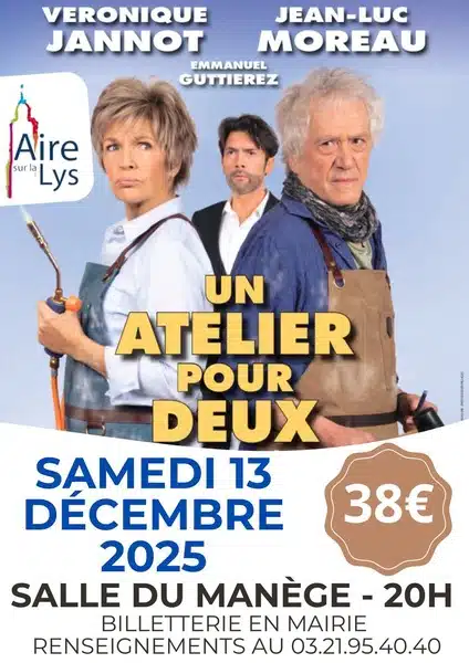 Un atelier pour deux à la salle du manège de Aire sur la Lys ce samedi 13 décembre