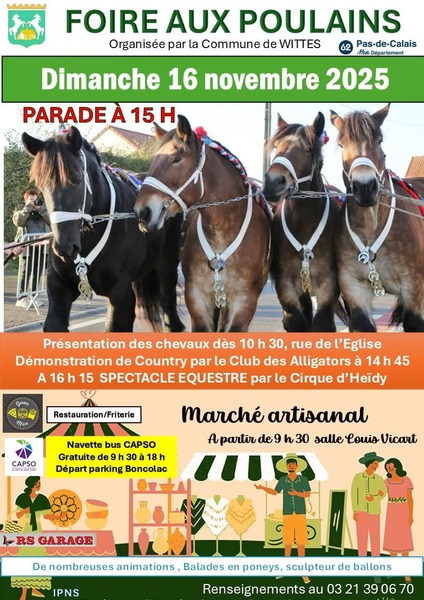 La foire aux poulains revient à Wittes