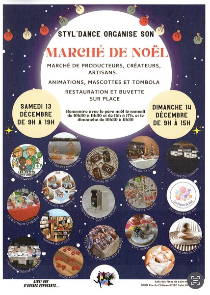 Le marché de Noel à Saint Hilaire cottes se déroulera les samedi 13 et dimanche 14 décembre