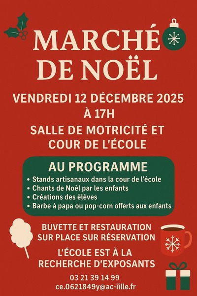 Un marché de Noel est organisé ce vendredi 12 décembre à Delettes