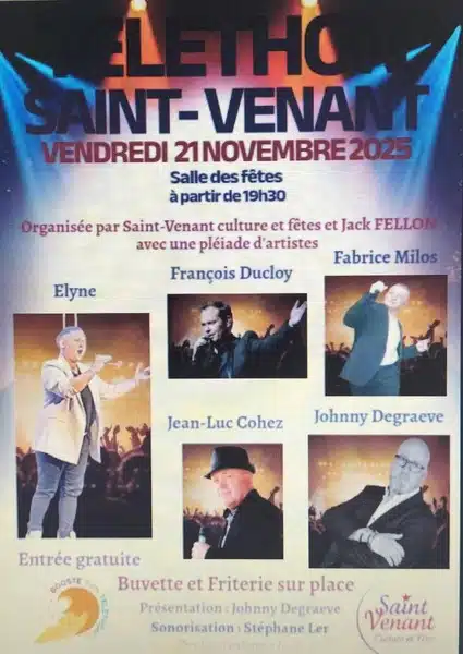 Téléthon ce vendredi 21 novembre à Saint Venant