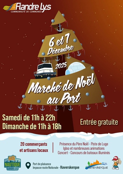Marché de Noel du port d'Haverskerque
