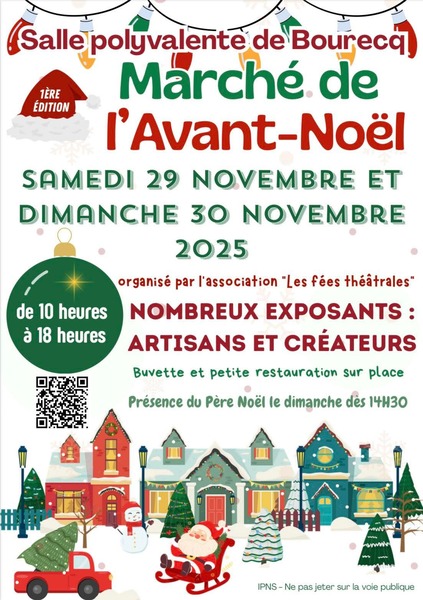 Marché de l'avent ce samedi 29 et dimanche 30 novembre à Bourecq