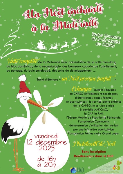 Allez visiter la maternité de Helfaut ce vendredi 12 décembre