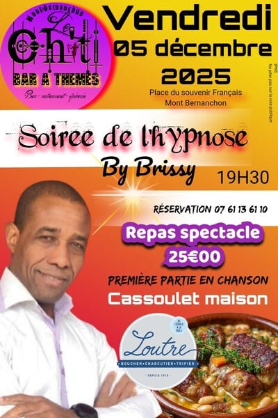 Soirée de l'hypnose ce vendredi 5 décembre au ch'ti bar à thèmes de Mont bernenchon