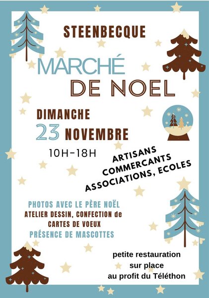 Marché de Noel à Steenbecque ce dimanche 23 novembre