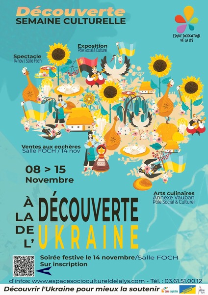 Semaine découverte du pays de l'Ukraine à Aire sur la Lys