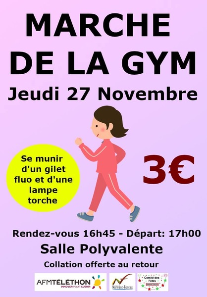 De la marche pour le téléthon à Norrent Fontes ce jeudi 27 novembre