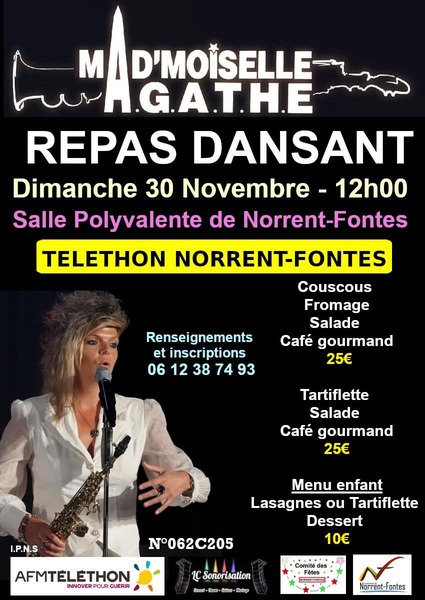 Un repas dansant ce dimanche 30 novembre à Norrent Fontes