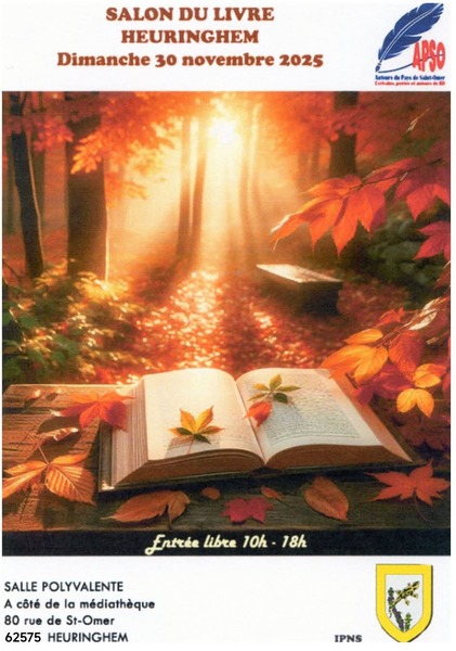 Salon du livre à Heuringhem ce dimanche 30 novembre