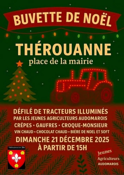 Défile de tracteurs illuminés ce dimanche 21 décembre à Thérouanne