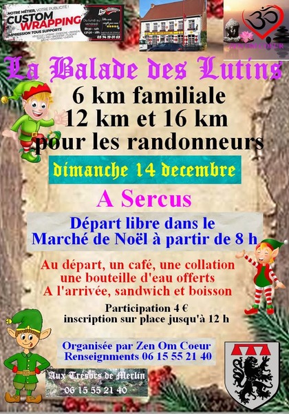 La balade des lutins ce dimanche 14 janvier à Sercus