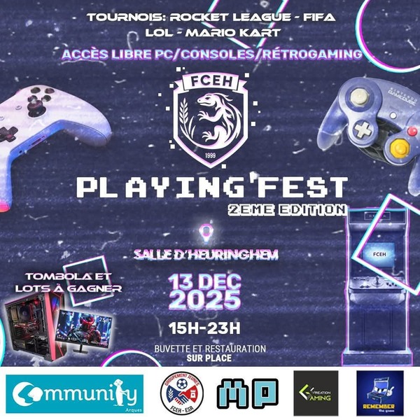 Après midi rétrogaming à Heuringhem ce samedi 13 décembre