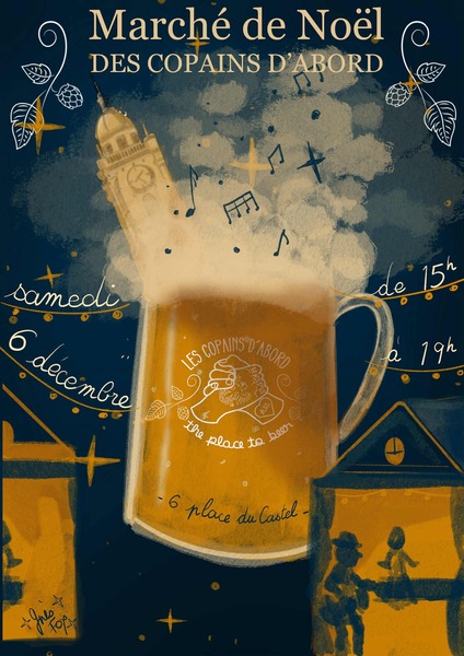 Un marché de Noel sera organisé par les copains d'abord de Aire sur la Lys ce samedi 6 décembre