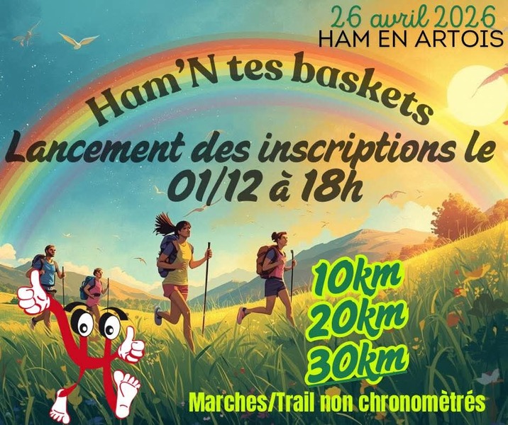 Nouvelle édition de l'événement Ham'n tes baskets à Ham En Artois