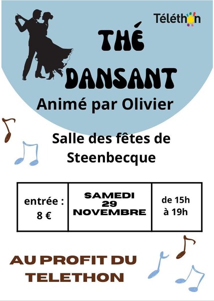 Un thé dansant ce samedi 29 novembre à Steenbecque