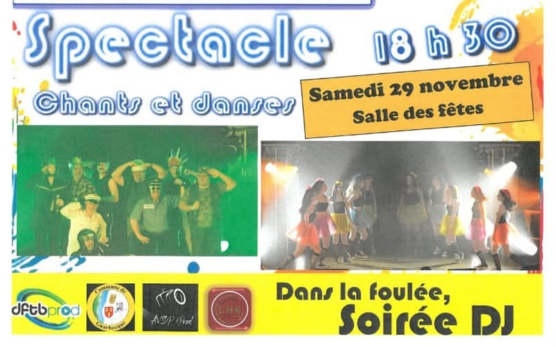 Soirée spectacle ce samedi 29 novembre à Guarbecque à partir de 18h30
