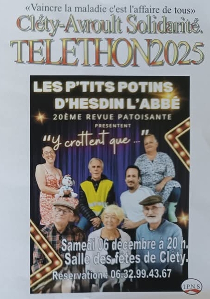 Du théâtre pour la bonne cause ce samedi 6 décembre au soir à Cléty