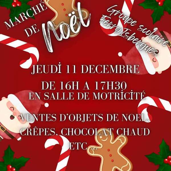 Marché de Noel de l'école Danton à Isbergues