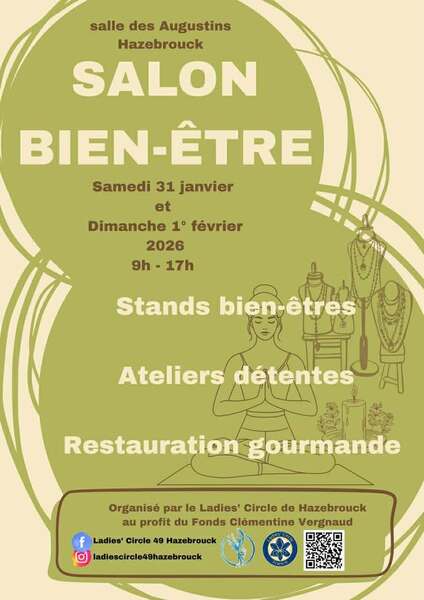 Salon du bien être pour la fin janvier et premier jour de février 2026 à Hazebrouck