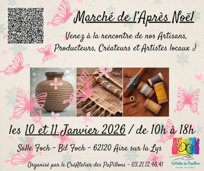 Marché de l'après Noel à Aire sur la Lys ces samedi 10 et dimanche 11 janvier