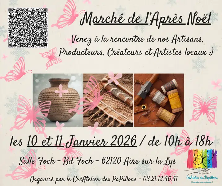 Marché de l'après Noel à Aire sur la Lys ces samedi 10 et dimanche 11 janvier