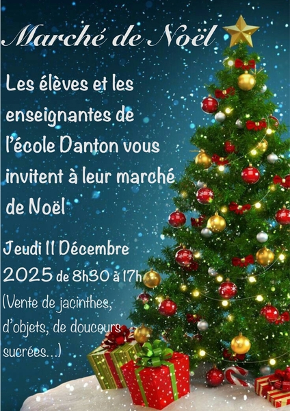 Marché de Noel ce jeudi 11 décembre à Isbergues par l'école Danton