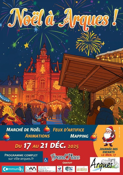 Marché de Noel de la ville d'Arques